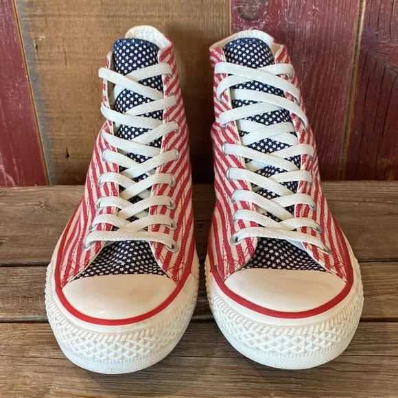 Converse All Star Chuck Taylor 🇺🇸 Americana Stars & Stripes - Picture 1 of 9